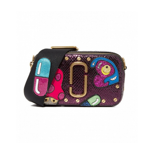 Marc Jacobs Snapshot Mushroom Leather Camera Bag