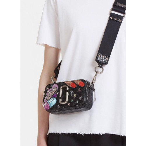 Marc Jacobs Pill Snapshot Leather Camera Bag Stars