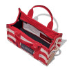 Marc Jacobs The Americana Medium Tote Bag Red Denim Multi