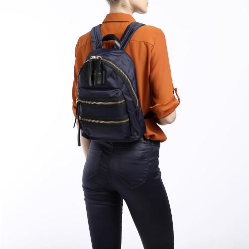 Marc Jacobs Medium Backpack Nylon Biker Midnight Blue