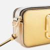 Marc Jacobs Metallic Snapshot Bag Gold