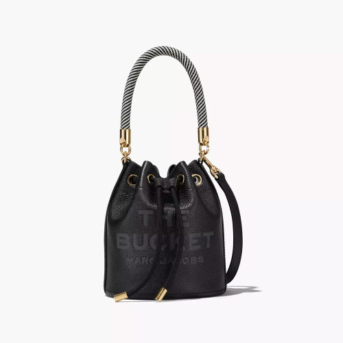 Marc Jacobs The Leather Bucket Bag Black