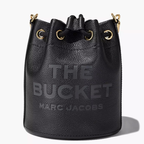 Marc Jacobs The Leather Bucket Bag Black