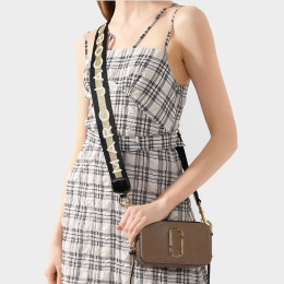 Marc Jacobs Logo Strap Snapshot French Grey Multi