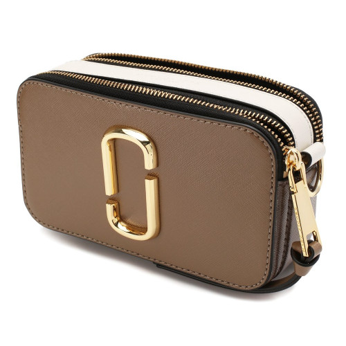 Marc Jacobs Logo Strap Snapshot French Grey Multi