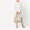 Marc Jacobs The Large Colorblock Tote Bag Beige Multi