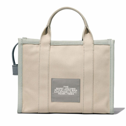 Marc Jacobs The Colorblock Medium Tote Bag Beige Multi