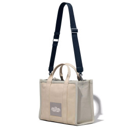 Marc Jacobs The Colorblock Medium Tote Bag Beige Multi