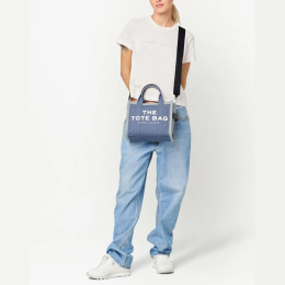 Marc Jacobs The Colorblock Small Tote Bag Blue Multi