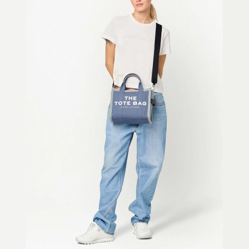 Marc Jacobs The Colorblock Small Tote Bag Blue Multi