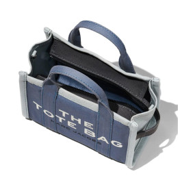 Marc Jacobs The Colorblock Small Tote Bag Blue Multi