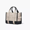 Marc Jacobs The Leather Colorblock Small Tote Bag Ivory Multi