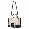 Marc Jacobs The Leather Colorblock Medium Tote Bag Ivory Multi