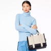 Marc Jacobs The Leather Colorblock Medium Tote Bag Ivory Multi