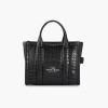 Marc Jacobs The Small Croc-Embossed Tote Bag Black