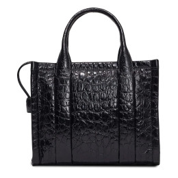 Marc Jacobs The Small Croc-Embossed Tote Bag Black