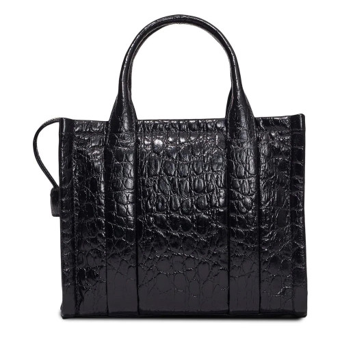 Marc Jacobs The Small Croc-Embossed Tote Bag Black