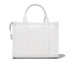 Marc Jacobs The Small Croc-Embossed Tote Bag White