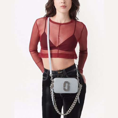 Marc Jacobs The Croc-Embossed Snapshot Quarry