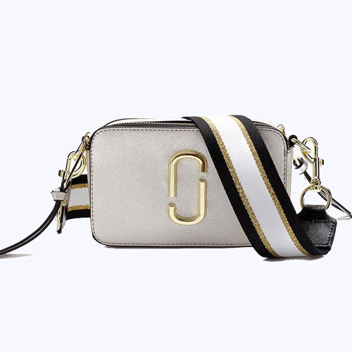 Marc Jacobs The Snapshot Crossbody Camera Bag Silver Multi