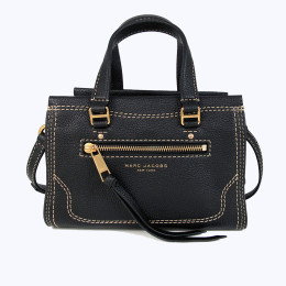 Marc Jacobs Mini Cruiser Satchel Bag Black Multi