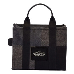 Marc Jacobs The Denim Medium Traveler Tote Bag Black