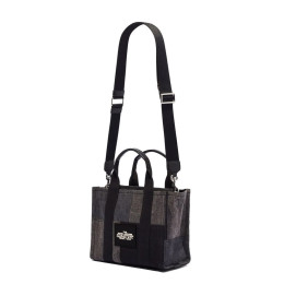 Marc Jacobs The Denim Medium Traveler Tote Bag Black