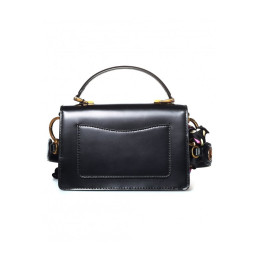 Marc Jacobs The Downtown Cow Leather Bag Black