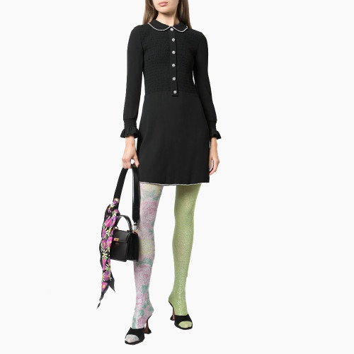 Marc Jacobs The Downtown Cow Leather Bag Black