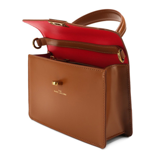 Marc Jacobs The Downtown Cow Leather Bag Brown