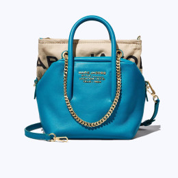 Marc Jacobs Duet Satchel Mini Tote Bag Harbor Blue
