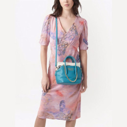 Marc Jacobs Duet Satchel Mini Tote Bag Harbor Blue