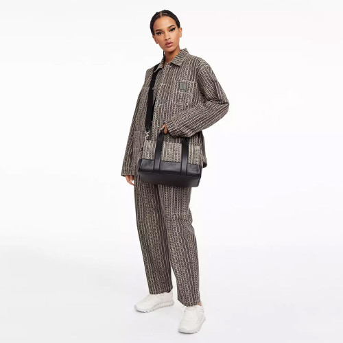 Marc Jacobs The Monogram Jacquard Duffle Bag Beige Multi