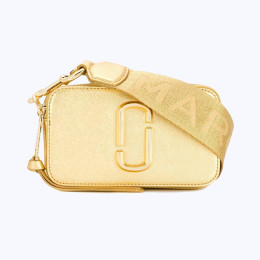 Marc Jacobs The Snapshot Dtm Metallic Gold