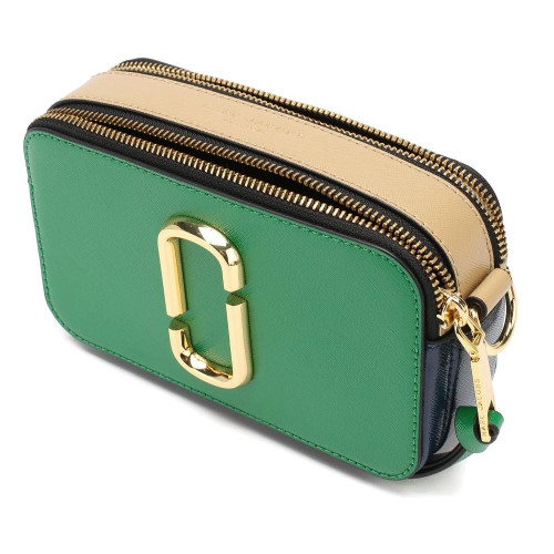 Marc Jacobs Snapshot Cross Body Bag Pepper Green Multi