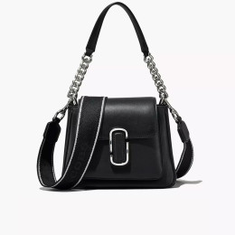 The J Marc Chain Mini Satchel Black/Silver