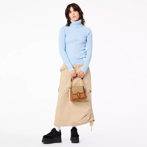 The Colorblock J Marc Chain Mini Satchel Cathay Spice Multi