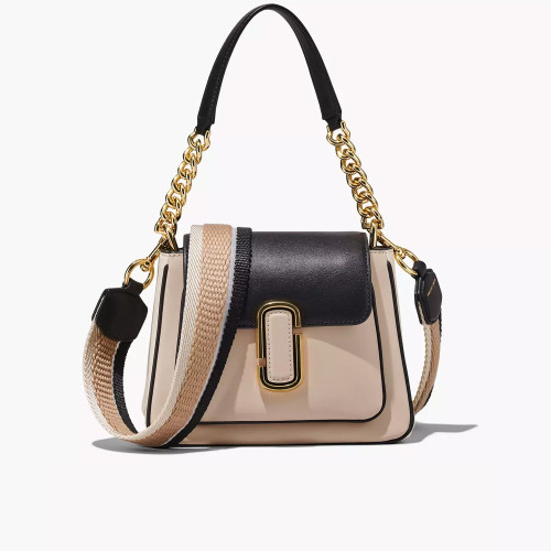 The Colorblock J Marc Chain Mini Satchel Greige Multi