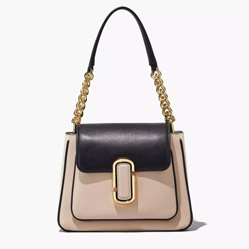 The Colorblock J Marc Chain Mini Satchel Greige Multi