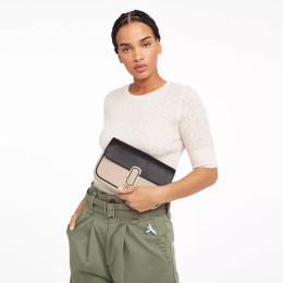 The J Marc Shoulder Bag Greige Multi