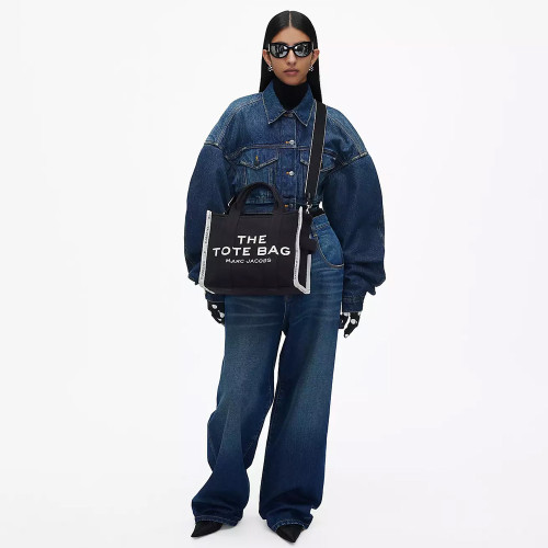 Marc Jacobs The Jacquard Medium Tote Bag Black