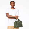 Marc Jacobs The Leather Small Tote Bag Bronze Green