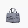 Marc Jacobs The Leather Small Tote Bag Wolf Grey