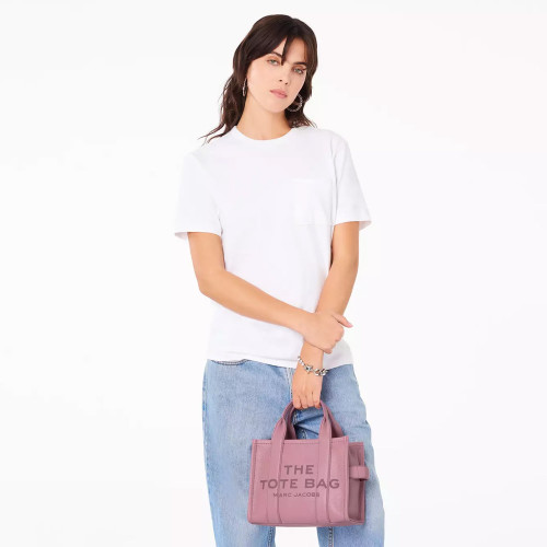 Marc Jacobs The Leather Small Tote Bag Lilas