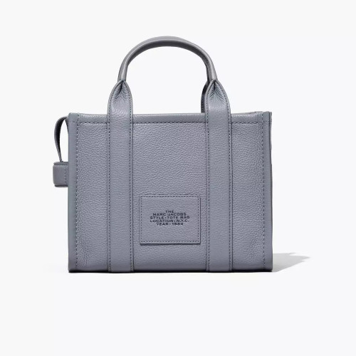 Marc Jacobs The Leather Small Tote Bag Wolf Grey