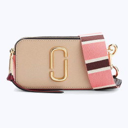 Marc Jacobs Logo Strap Snapshot Light Slate Multi