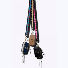Marc Jacobs Logo Strap Snapshot Black Multi