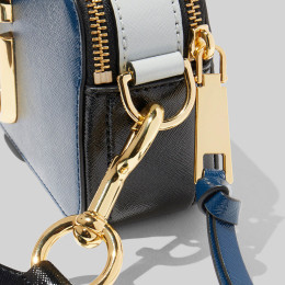 Marc Jacobs Logo Strap Snapshot New Blue Sea Multi