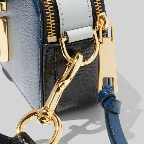 Marc Jacobs Logo Strap Snapshot New Blue Sea Multi
