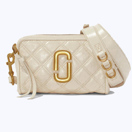Marc Jacobs The Quilted Softshot 21 Ivory